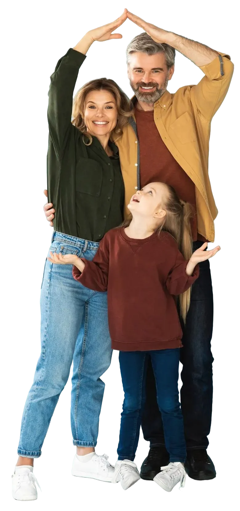 Family discussing investment plans with financial advisor