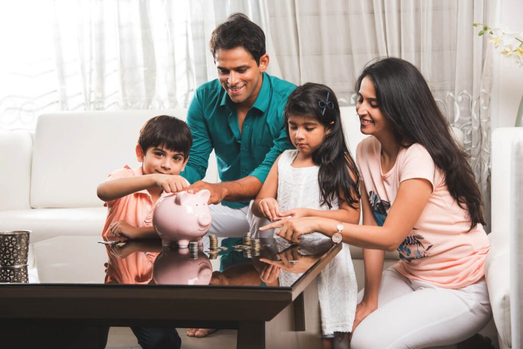 Family investing in mutual funds for children future goals